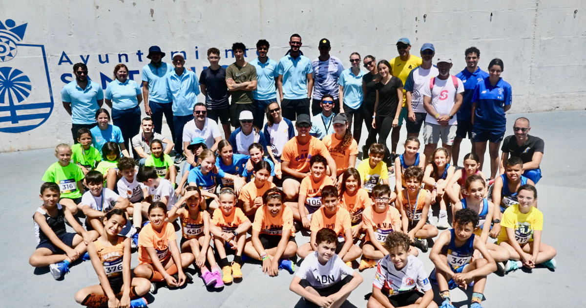 Más de 100 atletas participaron en el Campeonato de Gran Canaria Sub12 y Sub14 en Vecindario