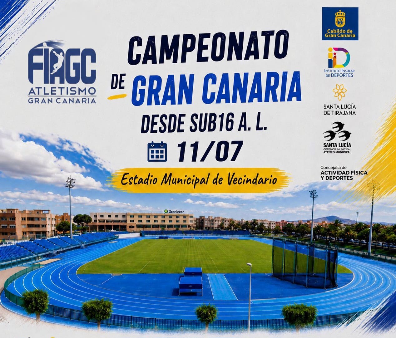 El atletismo grancanario vive una jornada de récords y crecimiento con 54 mejores marcas  personales