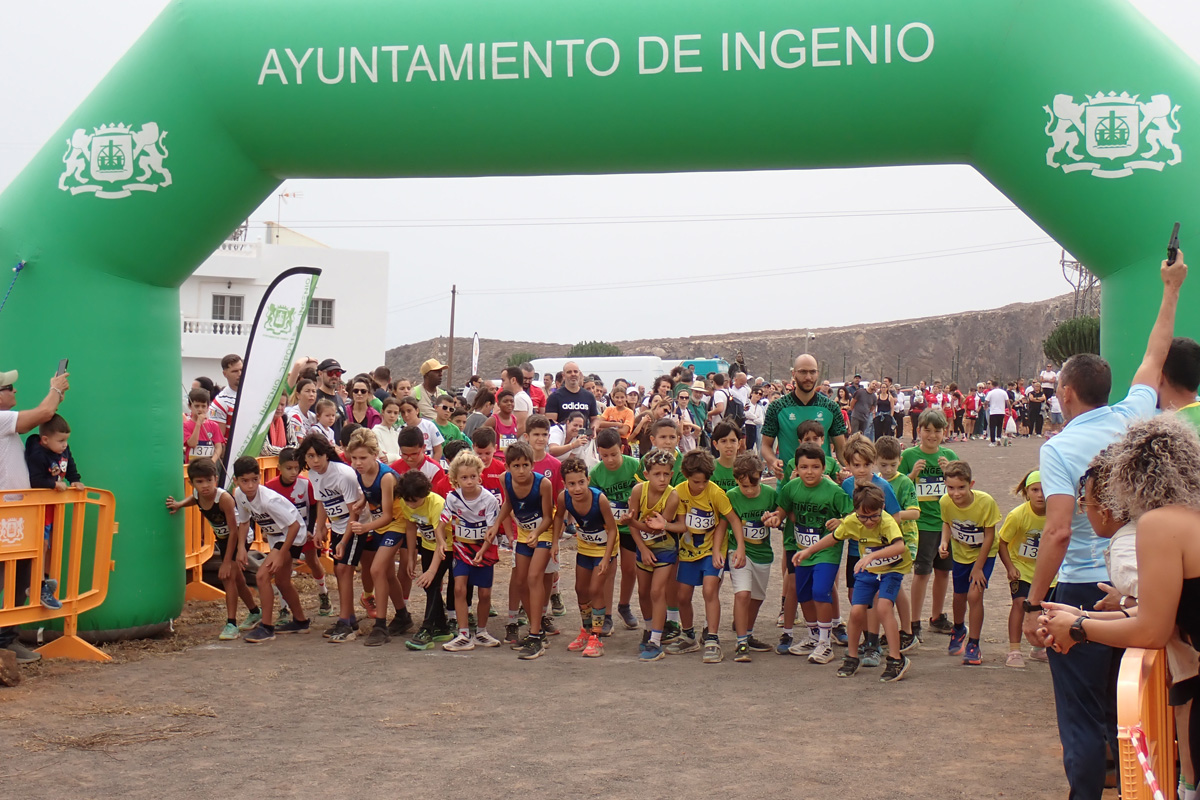 La primera jornada del Campeonato Insular de Campo a Través de Gran Canaria reúne a 392 atletas y más de 600 espectadores en Ingenio.
